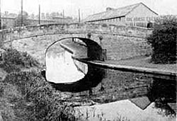 London Road and an old canal bridge