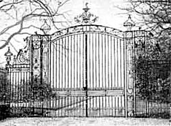Watnall Hall gates