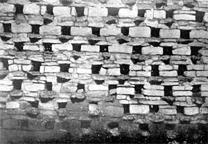 STONEWORK, INTERIOR OF BRANT BROUGHTON. 