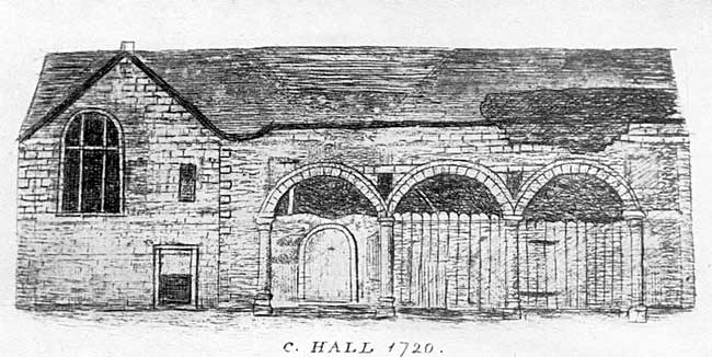 County Hall in 1720. [Throsby]