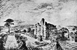 Ruins of the King's house, Clipston.