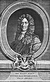 The Right Honorable Denzil Holles of Ifield. Aged 78 in 1676.