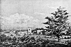 Ollerton from the skirts of the forest.