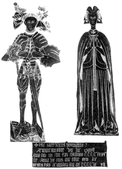 Richard Willoughby and wife, Wollaton (1467 and 1471).