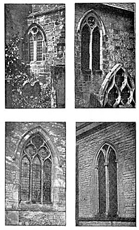 PLATE II. Chancel windows
