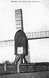Fig 2. Post mill, Toynton, Lincs. (now destroyed).