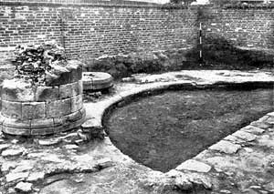 Lenton Priory. General view of excavations from the North (1936).