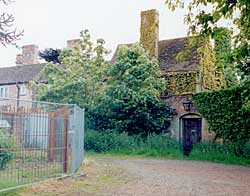 Hempshill Hall, overgrown and empty, in 2003.
