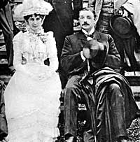 The 6th Duke of Portland with the Duchess in 1889.