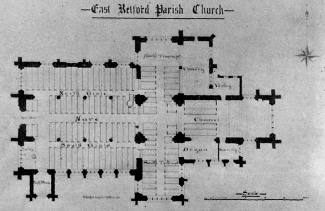 Plan of east Retford Church