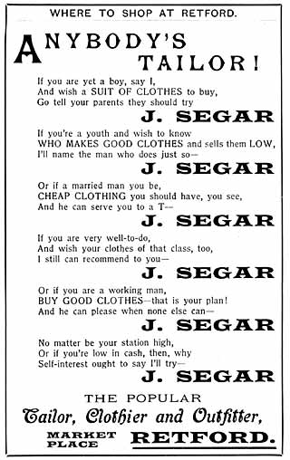 J Segar (tailors)