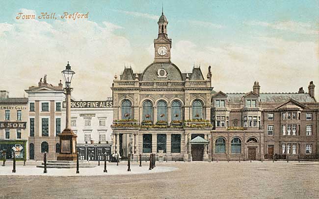 Town Hall, Retford c.1905.