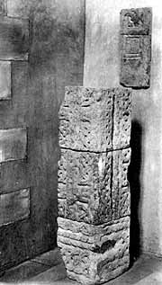 Rolleston Church. Fragments of Celtic Cross.