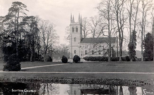 Scofton church, c.1910.