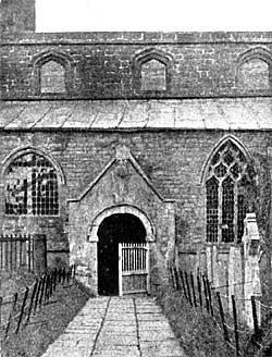 South-west porch, Shelford church. Prior to 1877.
