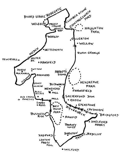 copy of Sherwood Forest and its bounds.