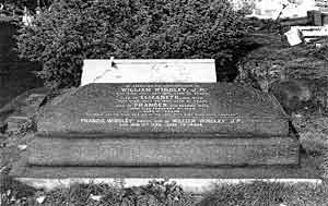 THE GRAVESTONE OF WILLIAM WINDLEY and his family,
