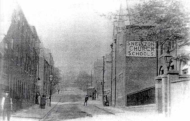 WINDMILL LANE and SNEINTON CHURCH SCHOOLS, about 1907.