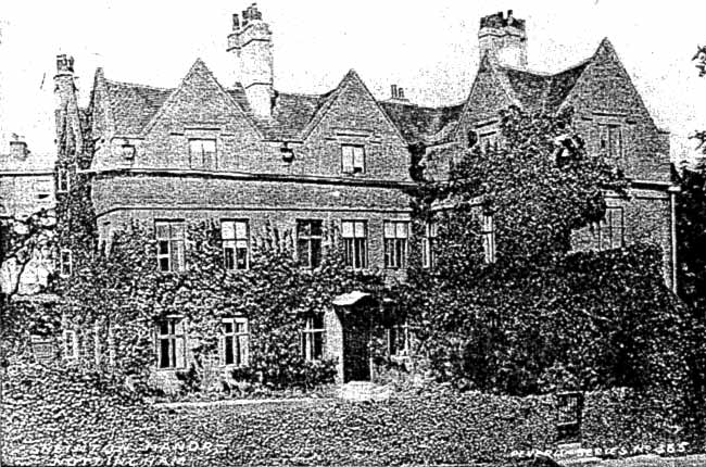 SNEINTON MANOR HOUSE in its latter days, when Mrs Susan Davidson and her husband were tenants.