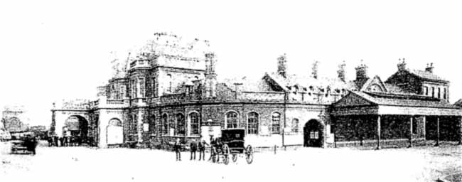 LONDON ROAD (LOW LEVEL) STATION, from which the 1910 excusionists to Belvoir Castle set out.