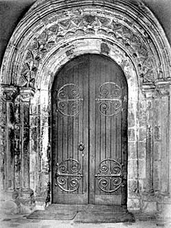 Norman South door, South Leverton.