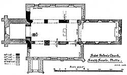 South Scarle church plan