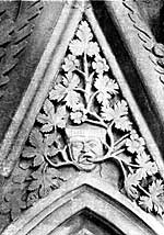 Spandrel in Chapter House.