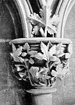 Capital in Chapter House.