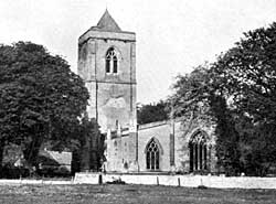 Staunton Church. North-west view.