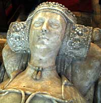 Sampson de Strelley's wife, Elizabeth, died in 1405 (photo: A Nicholson, 2005).