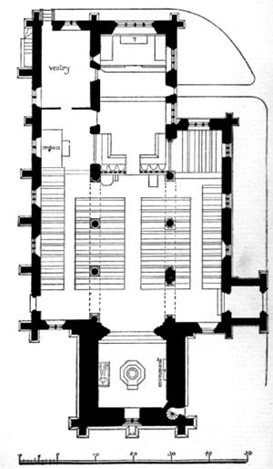 Plan of Sturton-le-Steeple church.