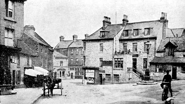The Market Place, Sutton-in-Ashfield, c.1905.