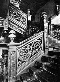 Staircase at Thrumpton Hall