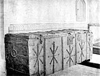 Upton Church — the church chest.