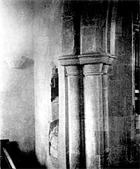 Upton Church – the hagioscope.