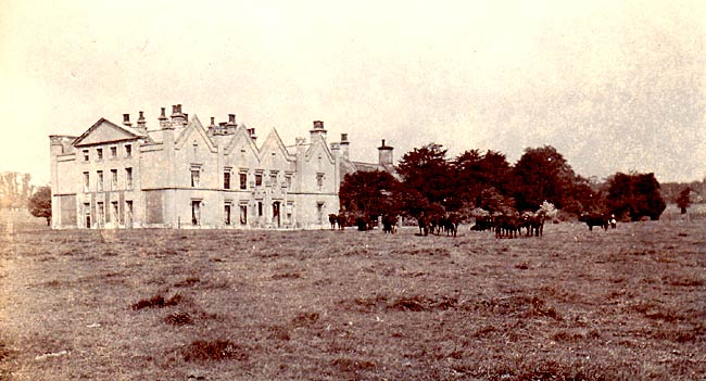 The house at Wallingwells in the 1820s.