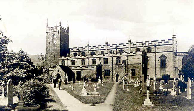 St Giles church, West Bridgford, c.1930s.