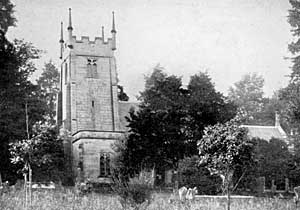 Widmerpool church in 1900.