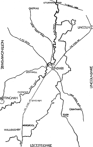 Map of key places mentioned in the text.