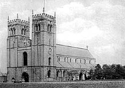 Worksop Priory in 1900.